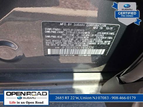 Used 2026 Subaru Outback Premium AWD/4WD image 27