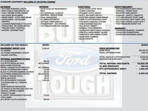 Used 2019 Ford F150 XL w/ Equipment Group 101A Mid AWD/4WD image 2