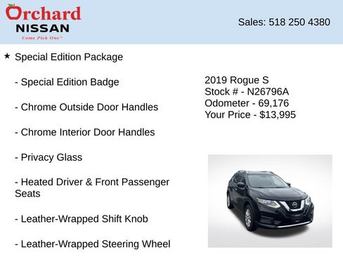 Used 2019 Nissan Rogue S w/ Special Edition Package AWD/4WD image 7