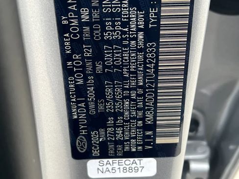 New 2026 Hyundai Tucson Blue SE image 28