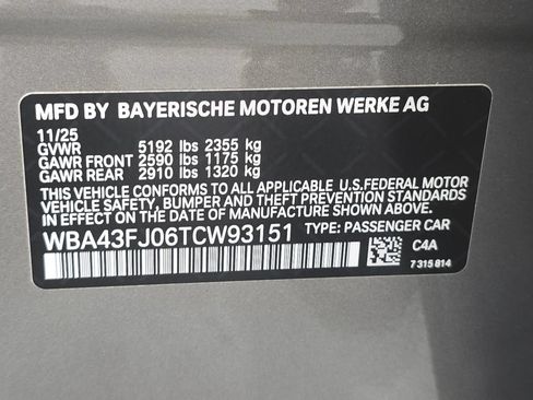 Used 2026 BMW 530i w/ M Sport Package RWD image 31