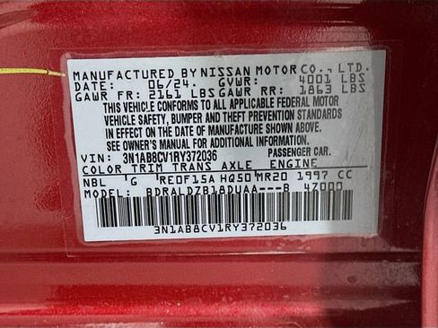 Used 2024 Nissan Sentra SV w/ All-Weather Package FWD image 30