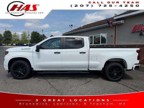 Used 2024 Chevrolet Silverado 1500 Custom w/ LPO, Dark Essentials Package AWD/4WD image 3