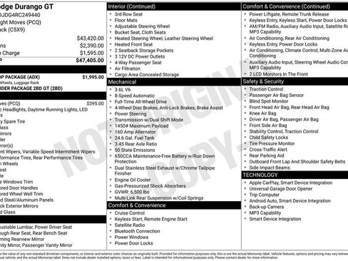Used 2024 Dodge Durango GT AWD/4WD image 32
