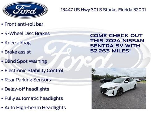 Used 2024 Nissan Sentra SV FWD image 23