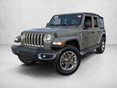 Used 2018 Jeep Wrangler Unlimited Sahara w/ Cold Weather Group image 1