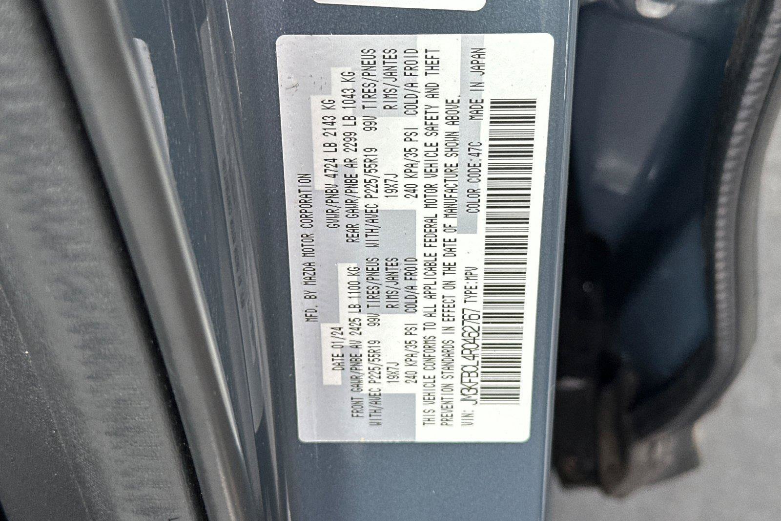 Certified 2024 MAZDA CX-5 Carbon Edition AWD/4WD image 29