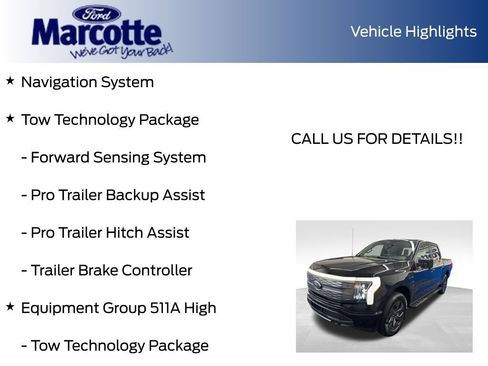 Used 2023 Ford F150 Lightning Lariat w/ Equipment Group 511A High AWD/4WD image 8