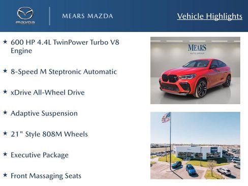 Used 2023 BMW X6 M w/ Executive Package image 2