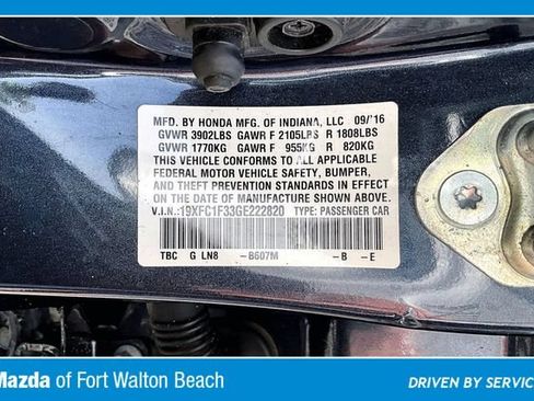 Used 2016 Honda Civic EX-T image 16