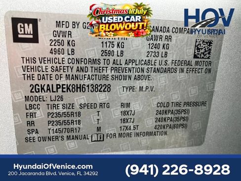 Used 2017 GMC Terrain SLT FWD image 19