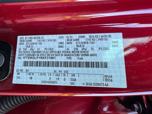 Certified 2024 Ford F150 XLT w/ Equipment Group 302A MID AWD/4WD image 22
