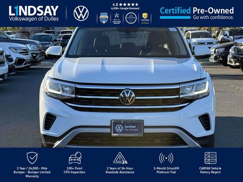 Certified 2022 Volkswagen Atlas SE w/ Panoramic Sunroof Package image 3