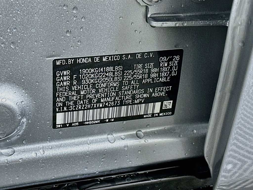 New 2027 Honda HR-V EX-L image 22