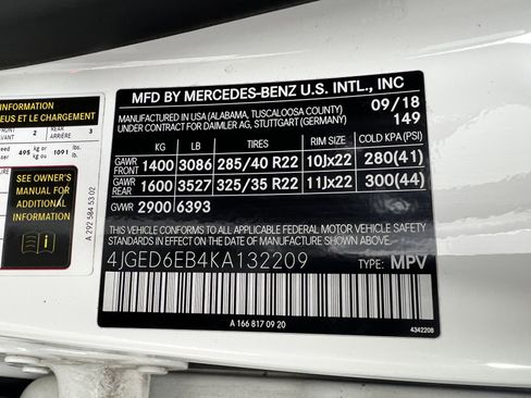 Certified 2019 Mercedes-Benz GLE 43 AMG 4MATIC Coupe image 34