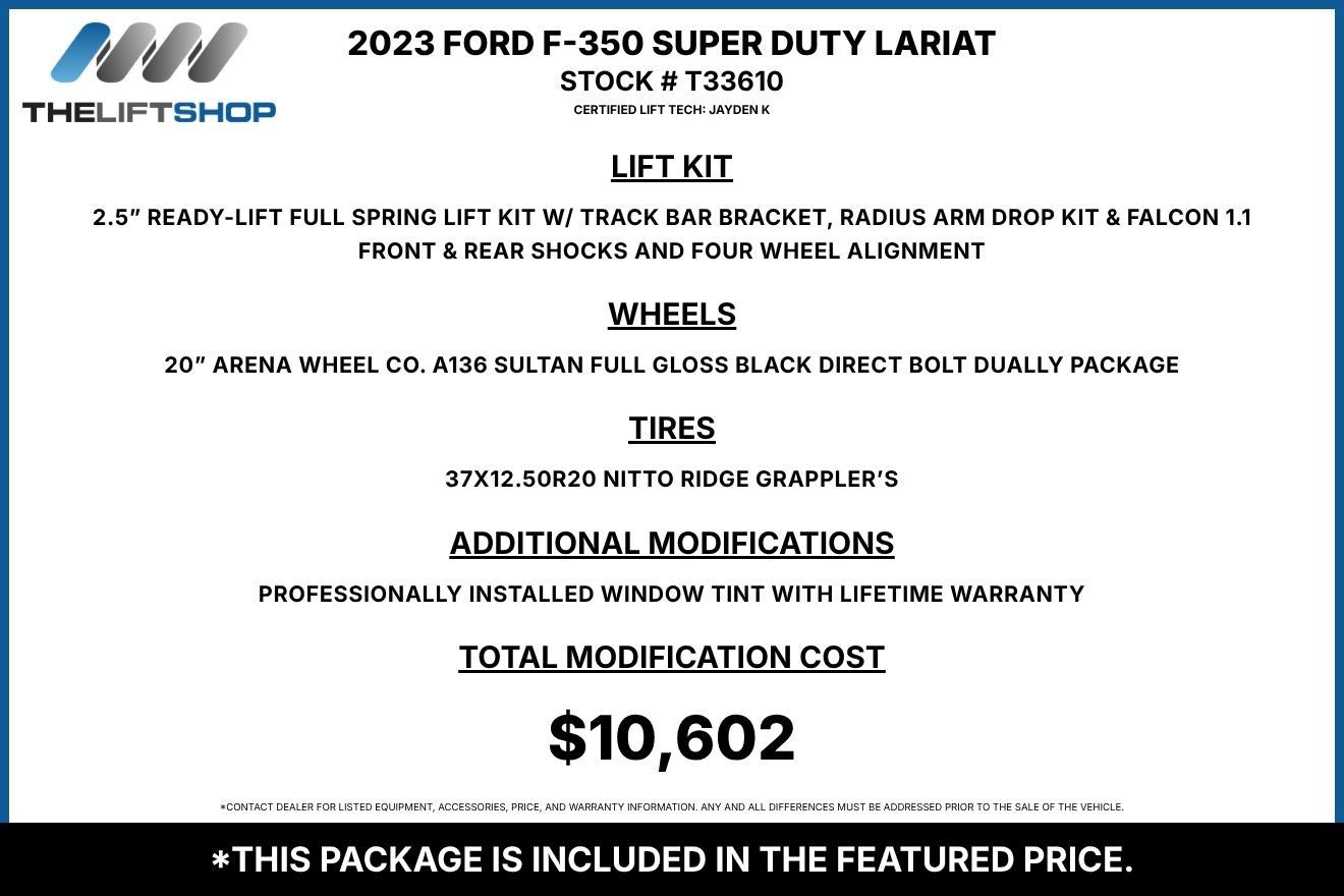 Used 2023 Ford F350 Lariat w/ Lariat Ultimate Package AWD/4WD image 2