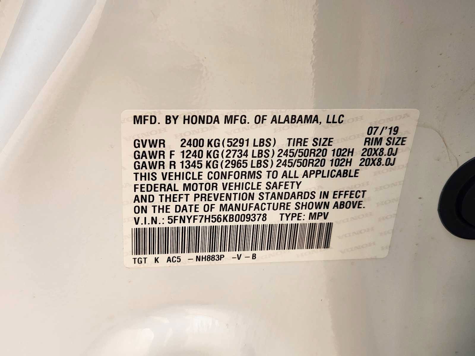 Used 2019 Honda Passport EX-L image 33