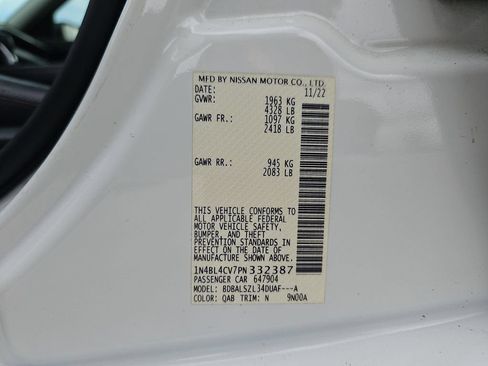Used 2023 Nissan Altima 2.5 SR w/ SR Premium Package FWD image 40