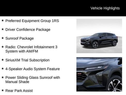 New 2026 Chevrolet Trax RS w/ Sunroof Package FWD image 27