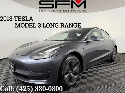 Used 2018 Tesla Model 3 Long Range RWD image 1