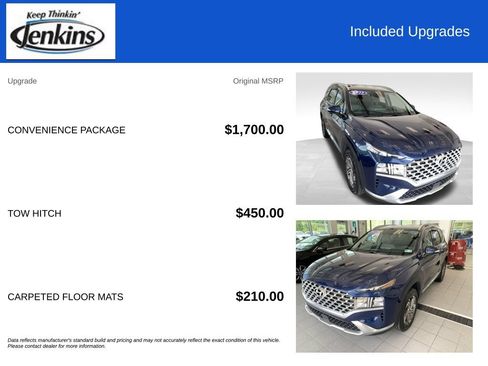 Used 2022 Hyundai Santa Fe SEL w/ Convenience Package AWD/4WD image 4