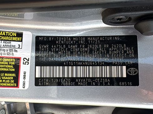 Certified 2022 Toyota Camry SE image 19