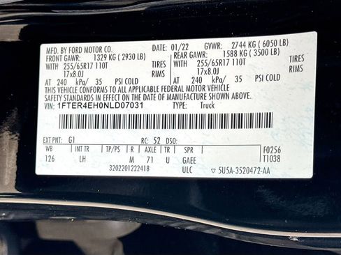 Used 2022 Ford Ranger XL w/ Equipment Group 101A High RWD image 40