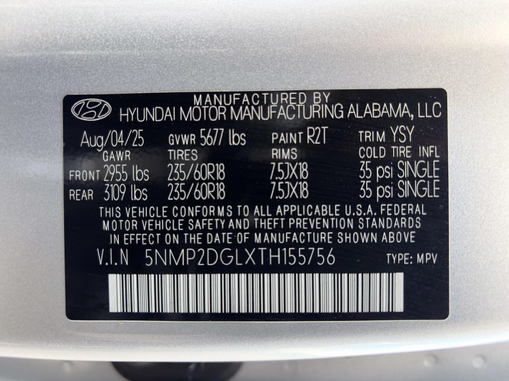 Used 2026 Hyundai Santa Fe SEL AWD/4WD image 9