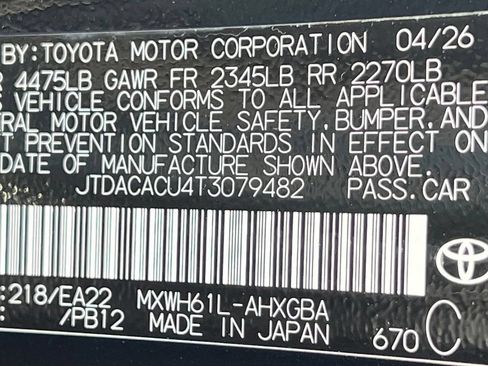 New 2026 Toyota Prius Plug-In Hybrid FWD image 24