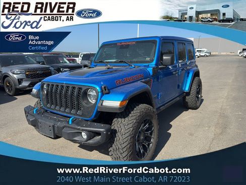 Used 2021 Jeep Wrangler Unlimited Rubicon 4xe w/ Steel Bumper Group AWD/4WD image 1