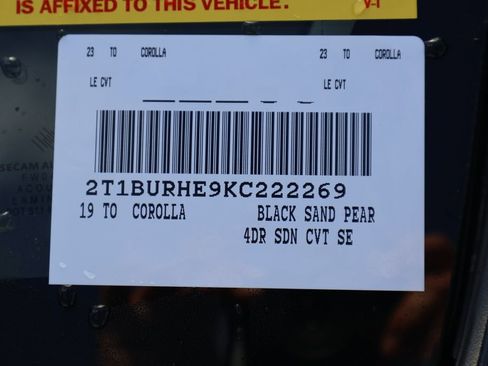 Used 2019 Toyota Corolla SE image 7