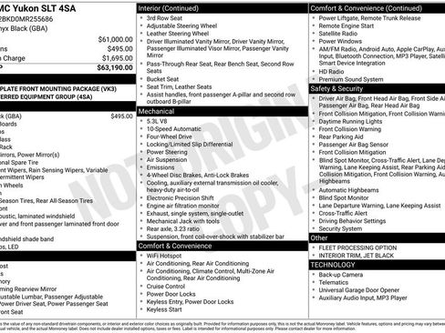 Certified 2021 GMC Yukon SLT image 11