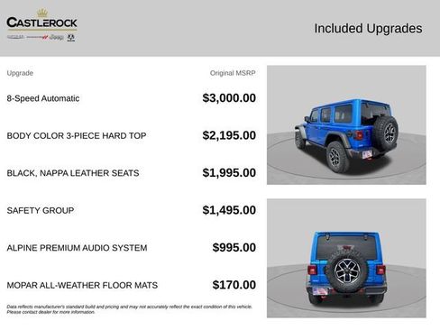 Certified 2026 Jeep Wrangler Unlimited Rubicon w/ Safety Group AWD/4WD image 6