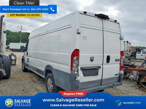 Used 2015 RAM ProMaster 3500 w/ Mopar Trailer Tow Group FWD image 3