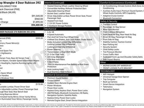 Used 2024 Jeep Wrangler Unlimited Rubicon 392 image 37