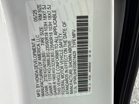 Certified 2025 Honda Odyssey EX-L image 28