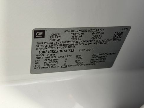 Used 2017 GMC Yukon XL SLT w/ Open Road Package RWD image 24