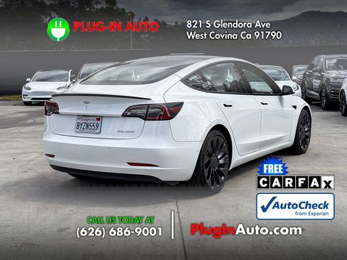 Used 2021 Tesla Model 3 Performance AWD/4WD image 3