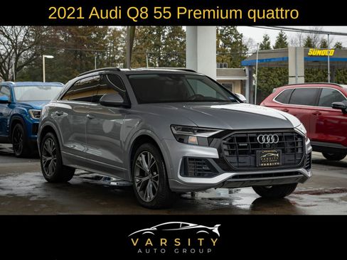 Used 2021 Audi Q8 Premium w/ Black Optic Package image 3