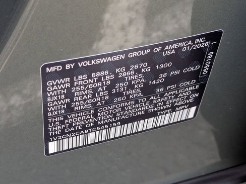 New 2026 Volkswagen Atlas Peak Edition image 44