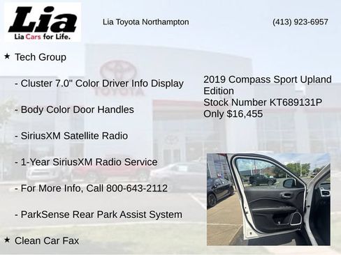 Used 2019 Jeep Compass Sport AWD/4WD image 31