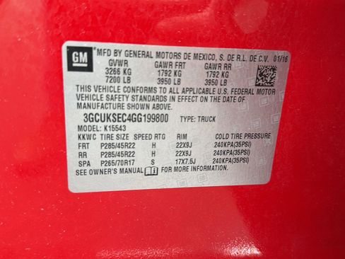 Used 2016 Chevrolet Silverado 1500 LTZ w/ LTZ Plus Package image 39