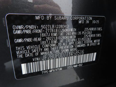 New 2026 Subaru Outback Limited image 30