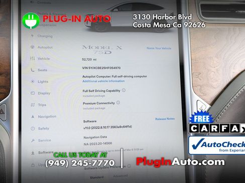 Used 2017 Tesla Model X 75D image 34