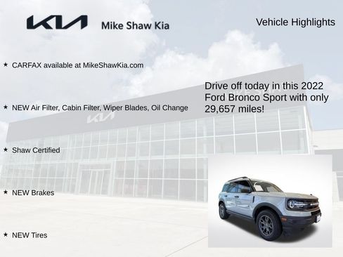 Used 2022 Ford Bronco Sport Big Bend AWD/4WD image 8