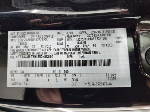 Used 2019 Ford F350 Lariat w/ Chrome Package AWD/4WD image 60