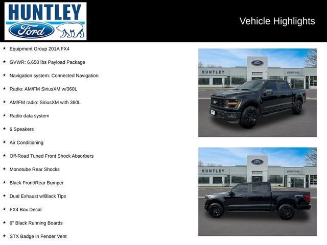 Used 2024 Ford F150 STX w/ Equipment Group 201A FX4 AWD/4WD image 2