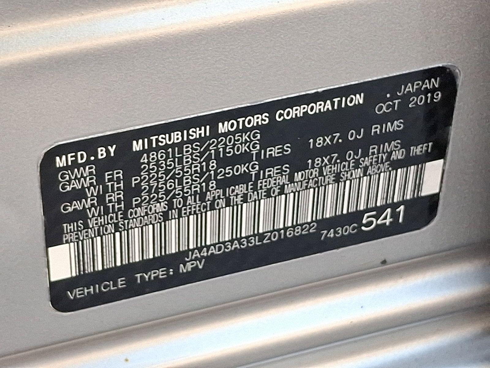 Used 2020 Mitsubishi Outlander LE FWD image 26