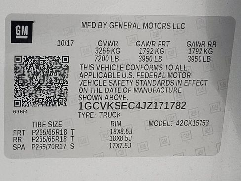 Used 2018 Chevrolet Silverado 1500 LTZ w/ LTZ Plus Package AWD/4WD image 33
