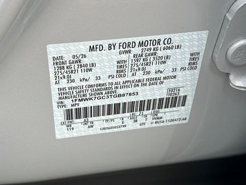 New 2026 Ford Explorer ST w/ Sun And Sound Package RWD image 28